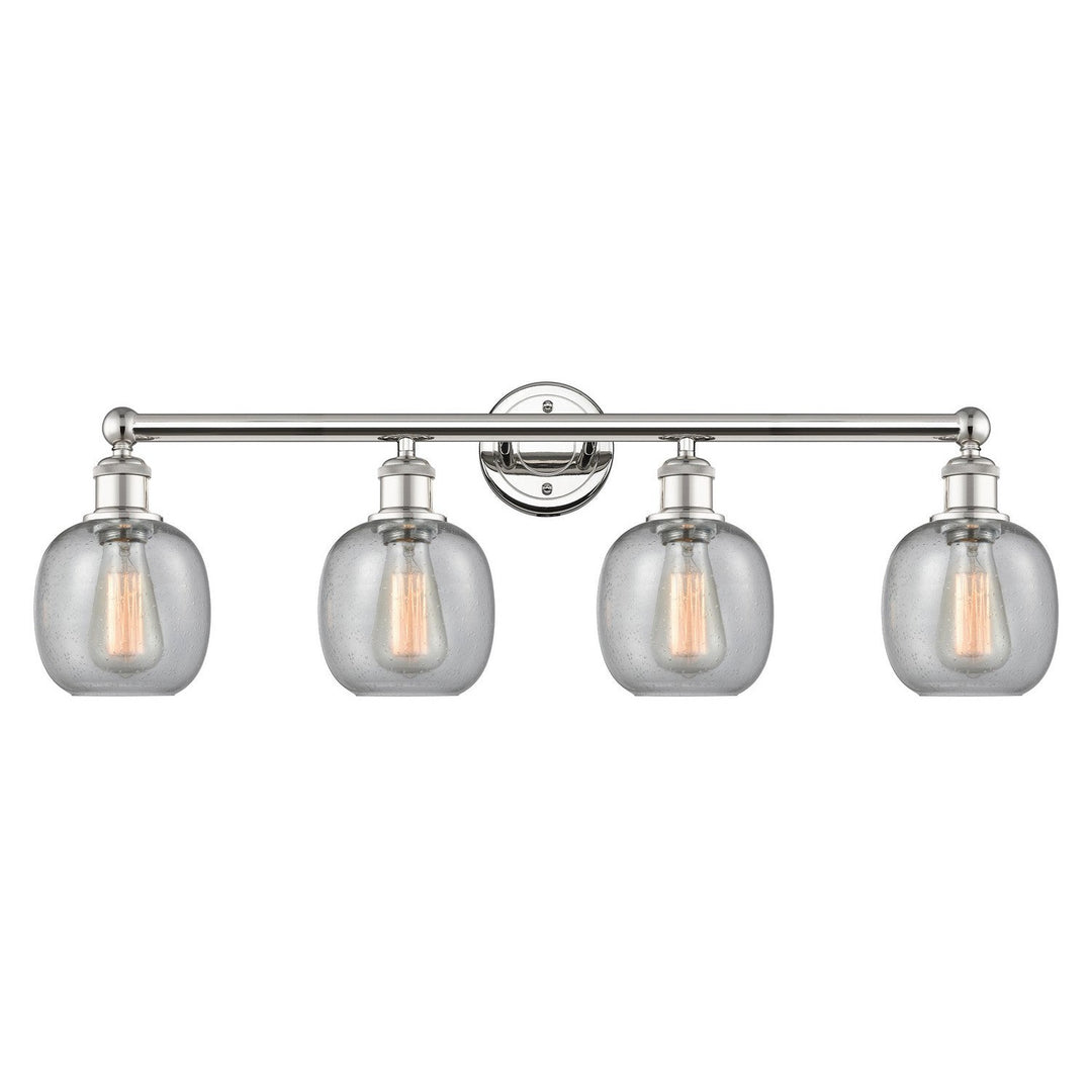 Innovations Edison 616-4W-PN-G104 Bath Vanity Light 33 in. wide - Polished Nickel