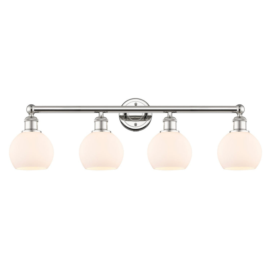 Innovations Edison 616-4W-PN-G121-6 Bath Vanity Light 33 in. wide - Polished Nickel
