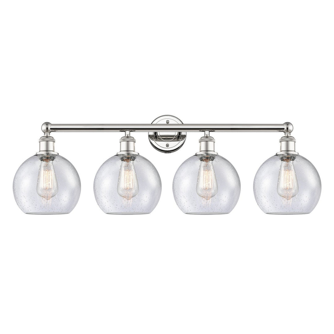 Innovations Downtown Urban 616-4W-PN-G124-8 Bath Vanity Light 35 in. wide - Polished Nickel