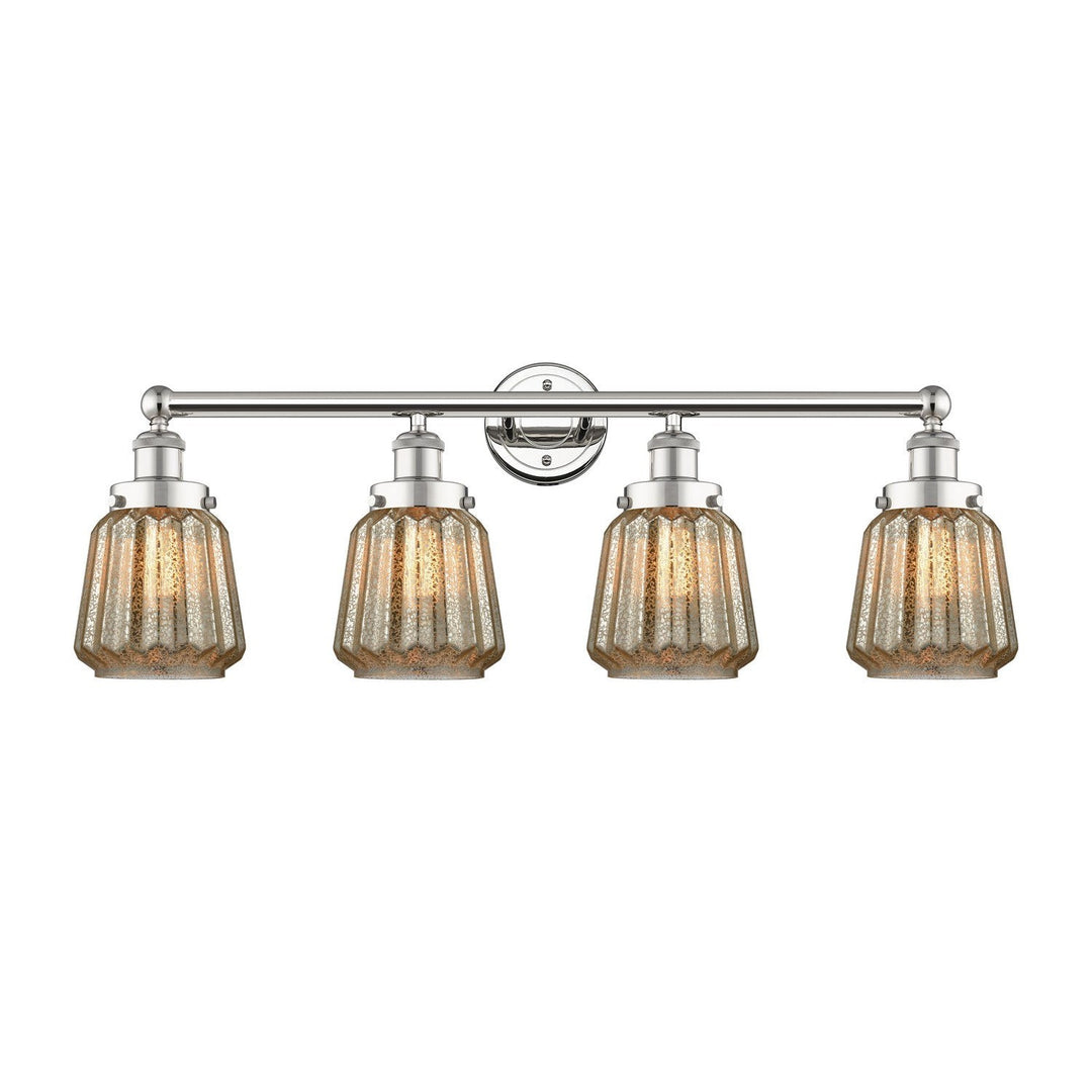 Innovations Edison 616-4W-PN-G146 Bath Vanity Light 34 in. wide - Polished Nickel
