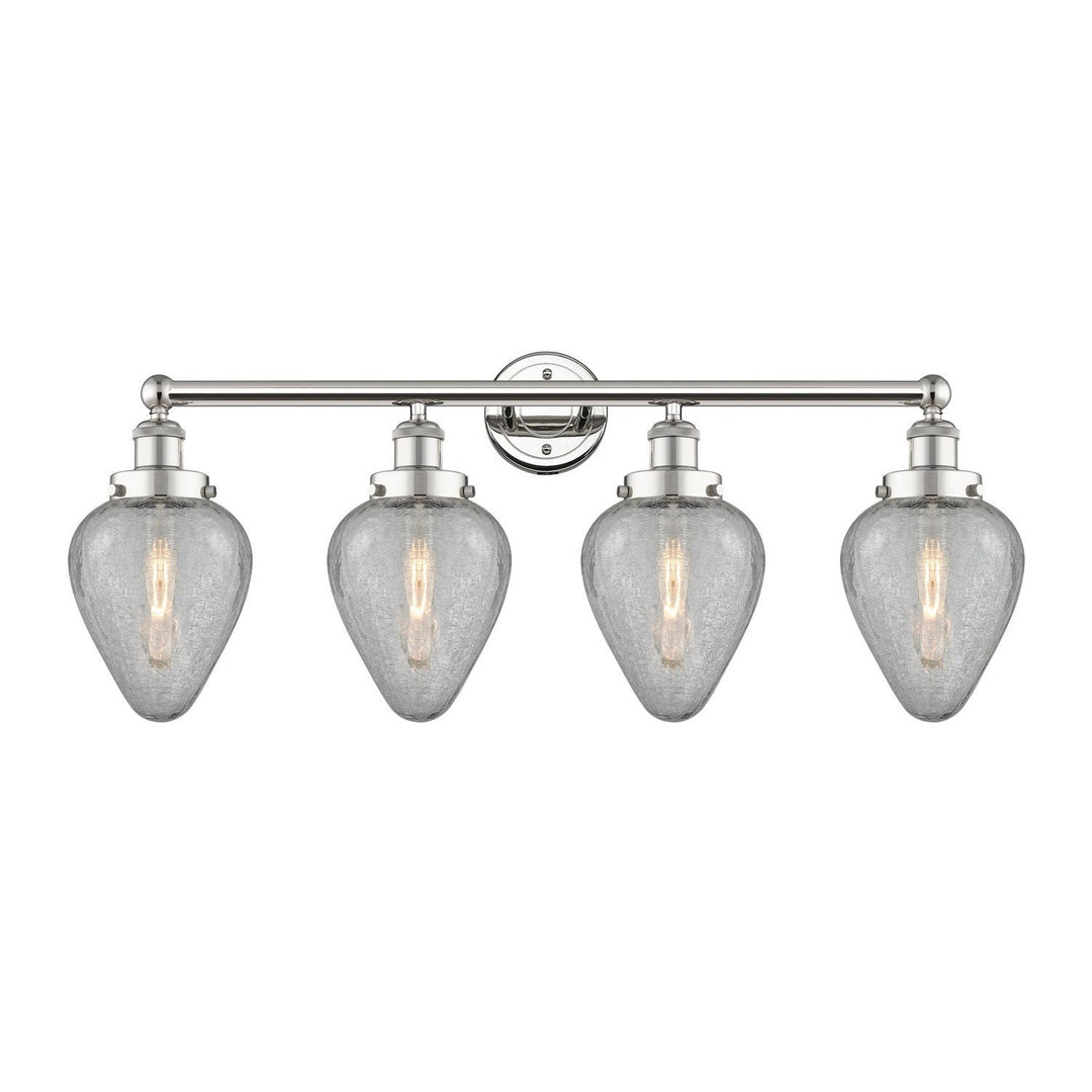 Innovations Edison 616-4W-PN-G165 Bath Vanity Light 33 in. wide - Polished Nickel