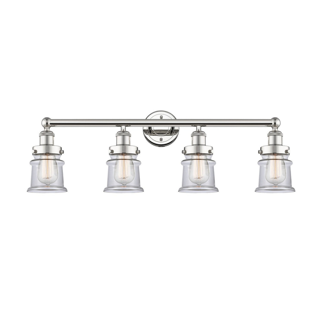 Innovations Edison 616-4W-PN-G182S Bath Vanity Light 33 in. wide - Polished Nickel