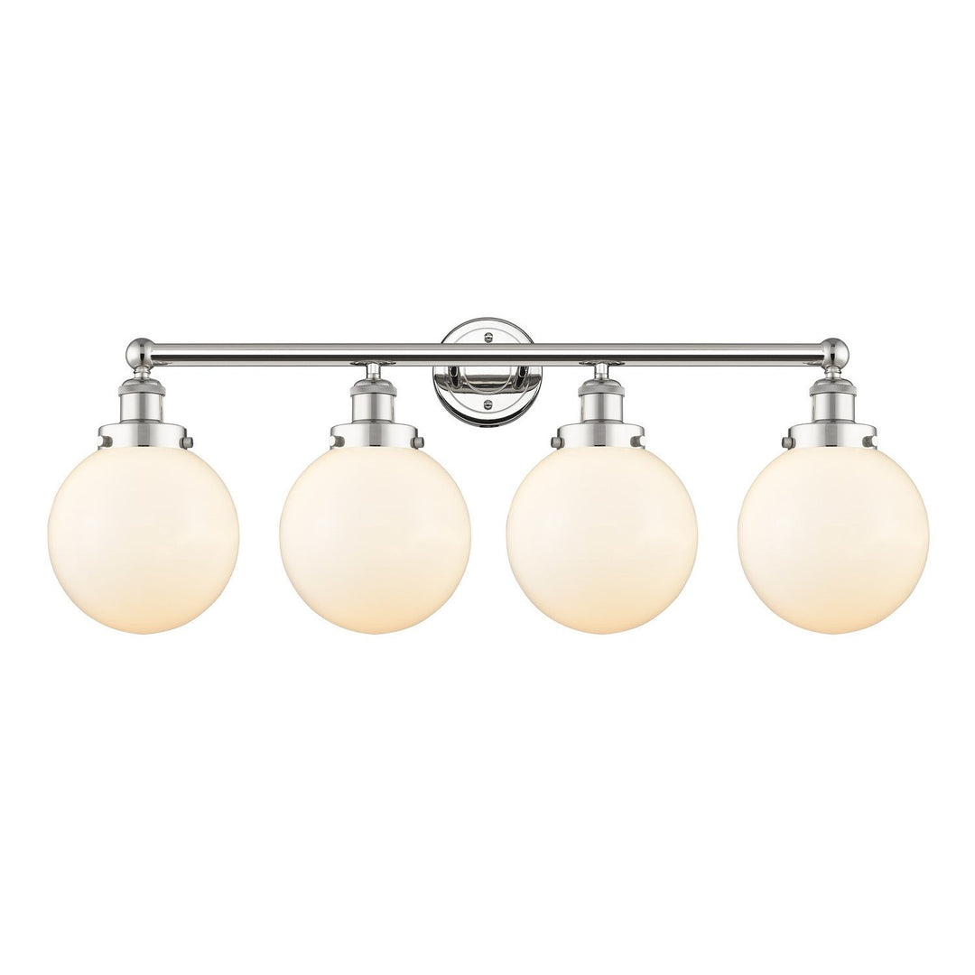 Innovations Edison 616-4W-PN-G201-8 Bath Vanity Light 34 in. wide - Polished Nickel