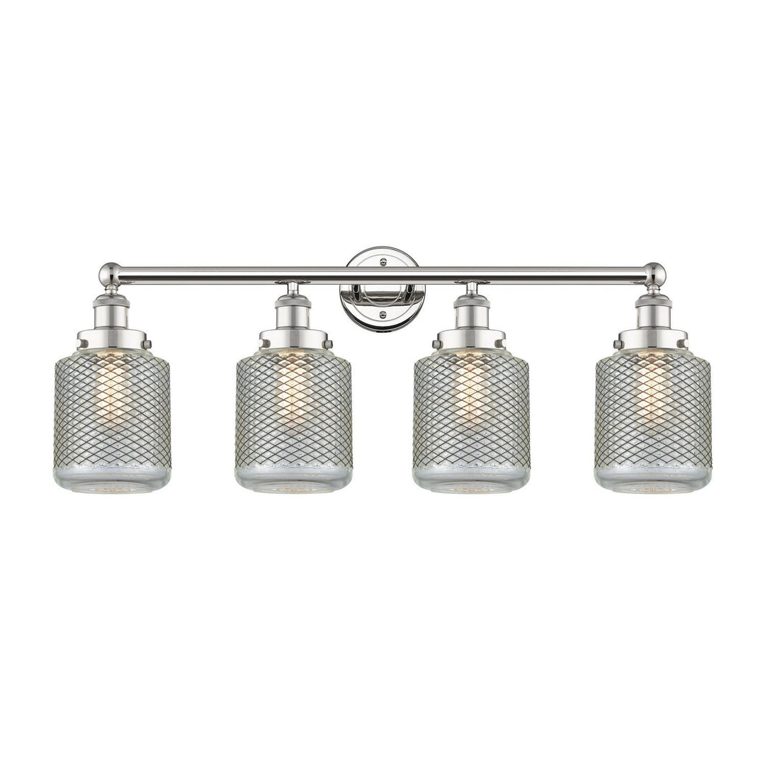 Innovations Edison 616-4W-PN-G262 Bath Vanity Light 33 in. wide - Polished Nickel