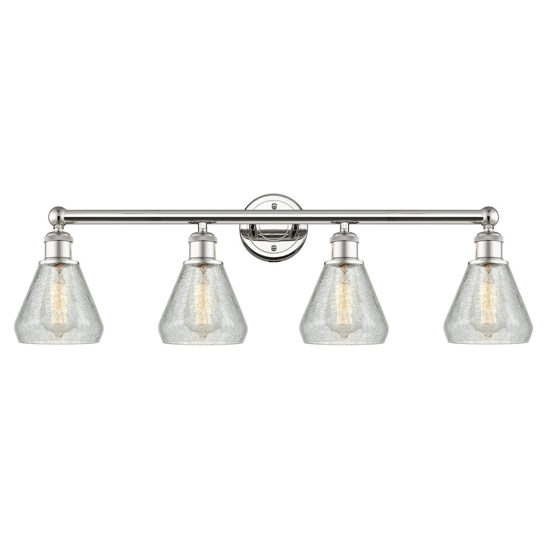 Innovations Edison 616-4W-PN-G275 Bath Vanity Light 33 in. wide - Polished Nickel