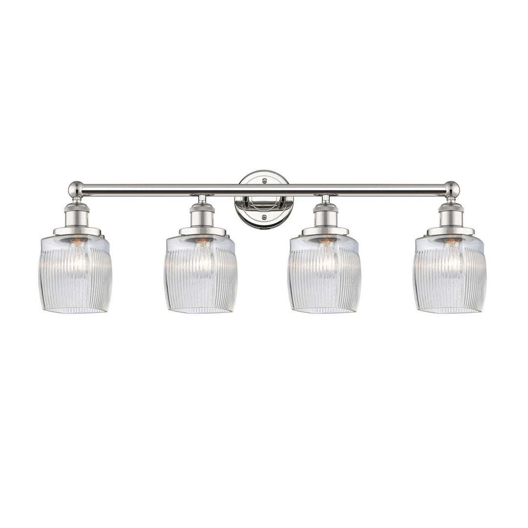 Innovations Edison 616-4W-PN-G302 Bath Vanity Light 33 in. wide - Polished Nickel