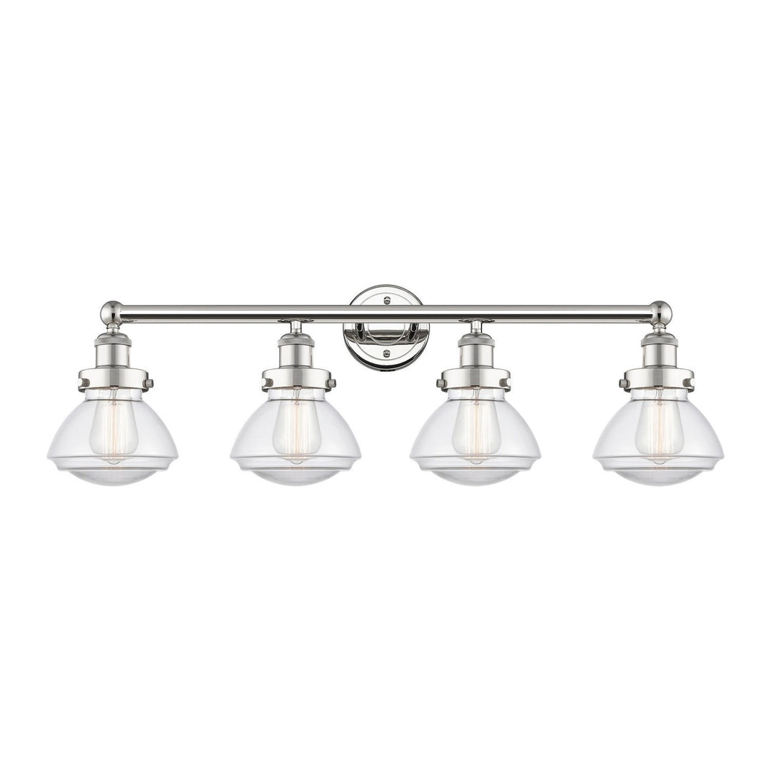 Innovations Edison 616-4W-PN-G322 Bath Vanity Light 34 in. wide - Polished Nickel