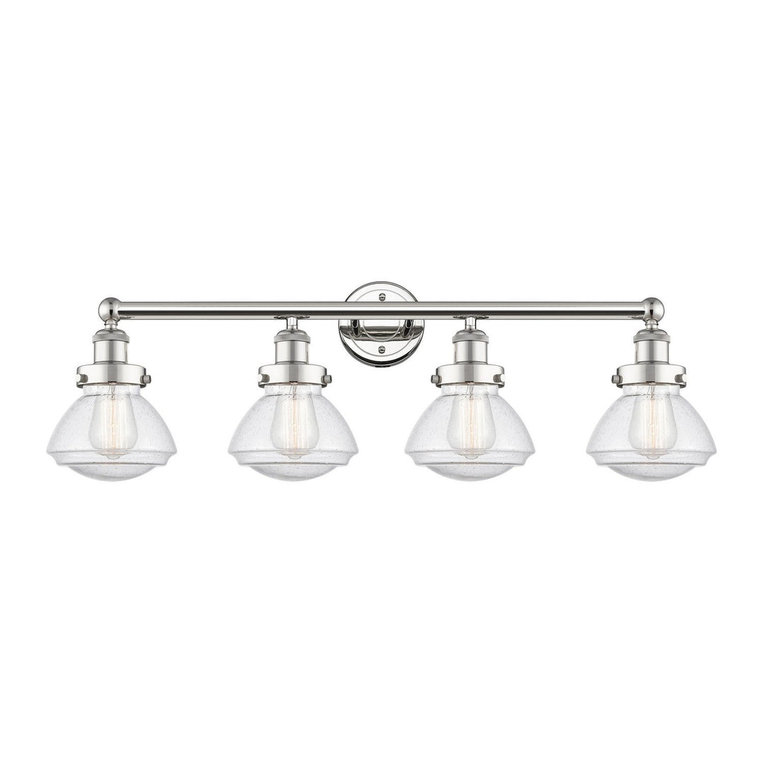 Innovations Edison 616-4W-PN-G324 Bath Vanity Light 34 in. wide - Polished Nickel