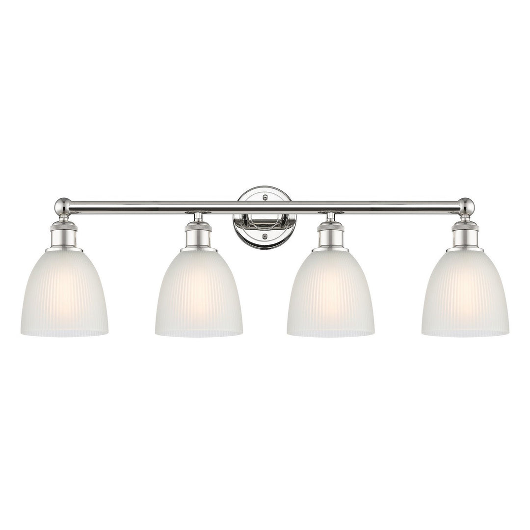 Innovations Edison 616-4W-PN-G381 Bath Vanity Light 33 in. wide - Polished Nickel