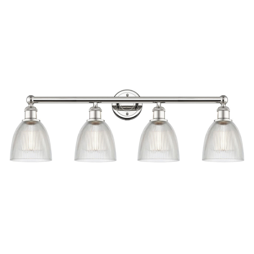 Innovations Edison 616-4W-PN-G382 Bath Vanity Light 33 in. wide - Polished Nickel