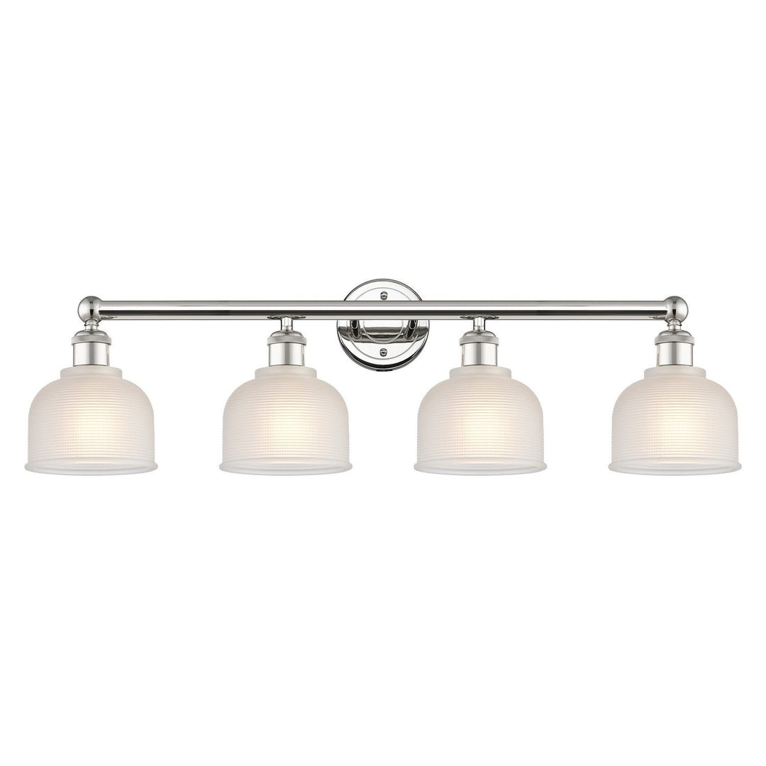 Innovations Edison 616-4W-PN-G411 Bath Vanity Light 33 in. wide - Polished Nickel