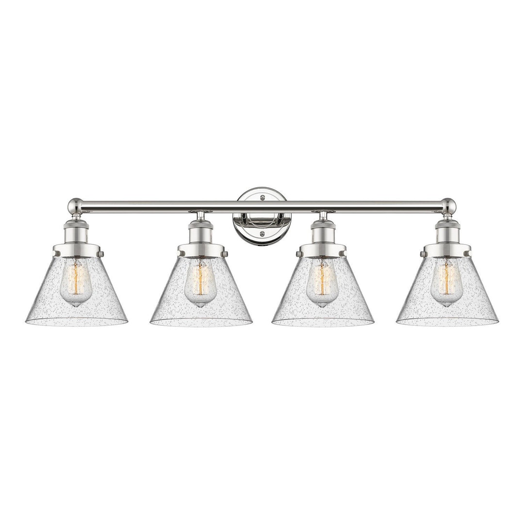 Innovations Edison 616-4W-PN-G44 Bath Vanity Light 34 in. wide - Polished Nickel
