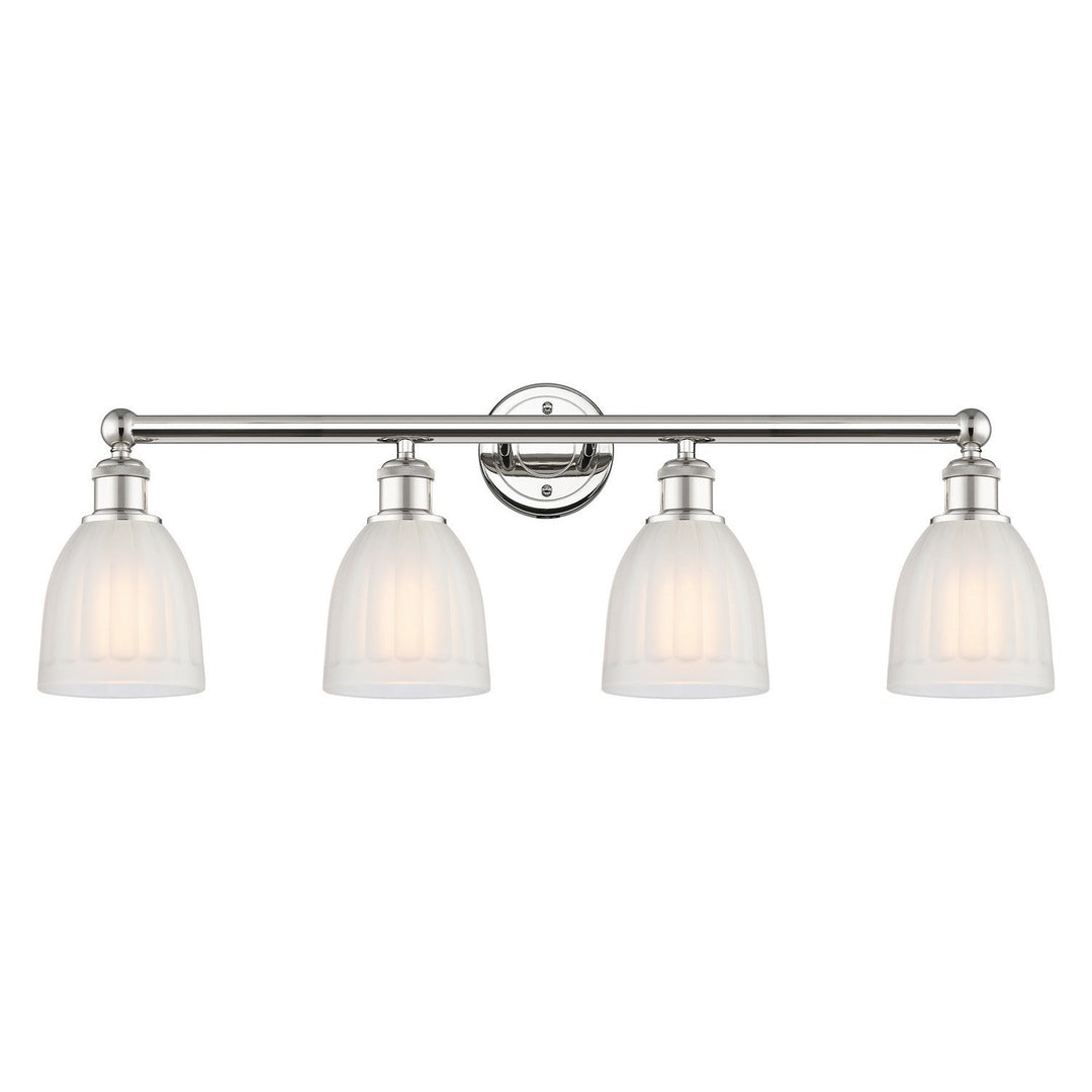 Innovations Edison 616-4W-PN-G441 Bath Vanity Light 33 in. wide - Polished Nickel