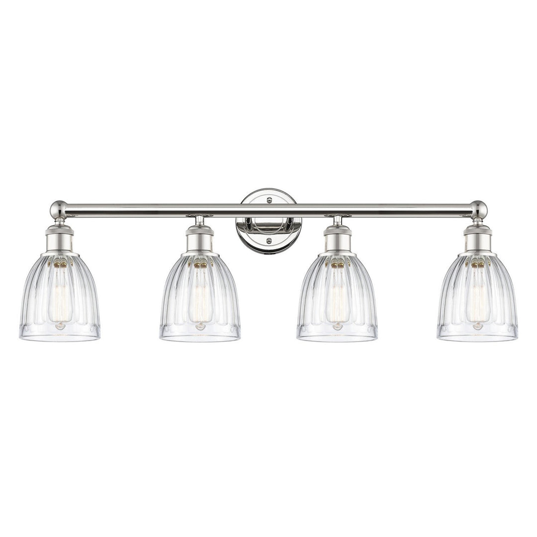 Innovations Edison 616-4W-PN-G442 Bath Vanity Light 33 in. wide - Polished Nickel