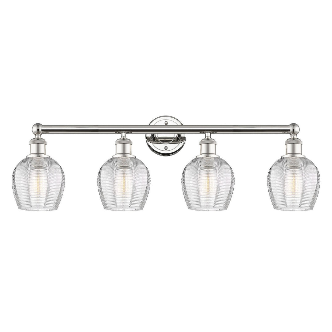Innovations Edison 616-4W-PN-G462-6 Bath Vanity Light 33 in. wide - Polished Nickel
