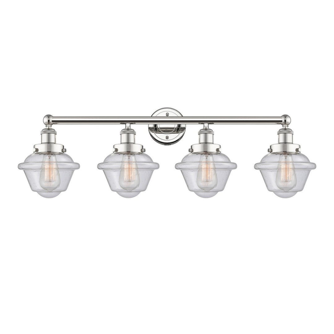 Innovations Edison 616-4W-PN-G534 Bath Vanity Light 34 in. wide - Polished Nickel