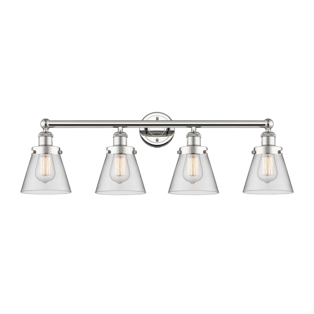Innovations Edison 616-4W-PN-G62 Bath Vanity Light 34 in. wide - Polished Nickel