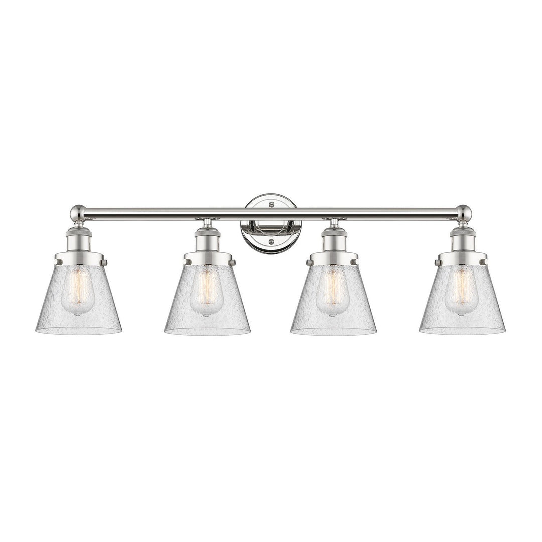 Innovations Edison 616-4W-PN-G64 Bath Vanity Light 34 in. wide - Polished Nickel