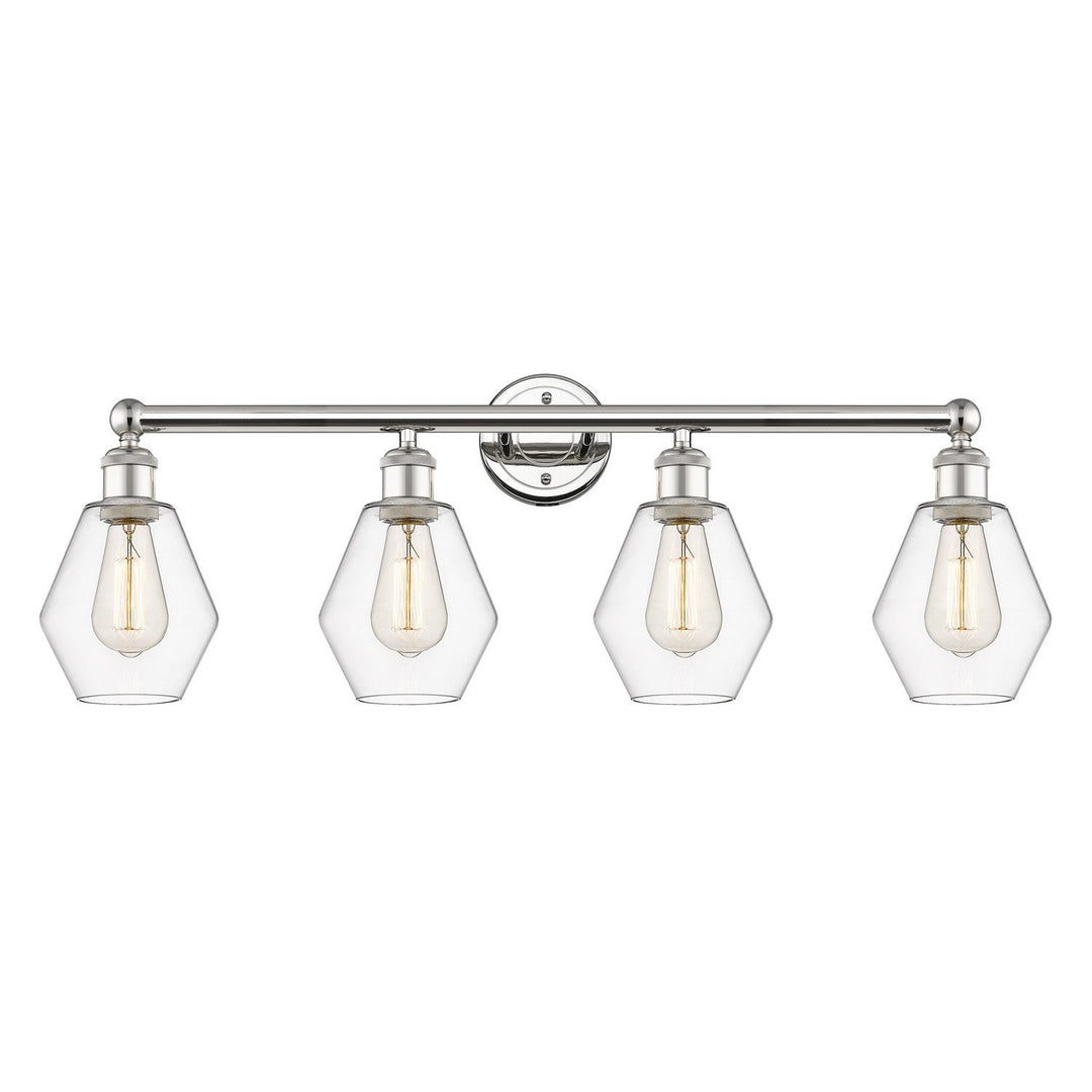 Innovations Edison 616-4W-PN-G652-6 Bath Vanity Light 33 in. wide - Polished Nickel