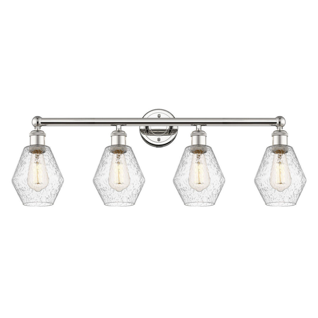 Innovations Edison 616-4W-PN-G654-6 Bath Vanity Light 33 in. wide - Polished Nickel
