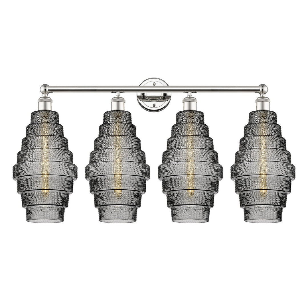 Innovations Downtown Urban 616-4W-PN-G673-8 Bath Vanity Light 35 in. wide - Polished Nickel