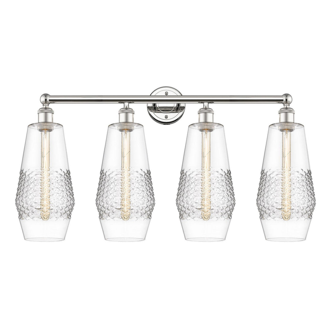 Innovations Downtown Urban 616-4W-PN-G682-7 Bath Vanity Light 34 in. wide - Polished Nickel