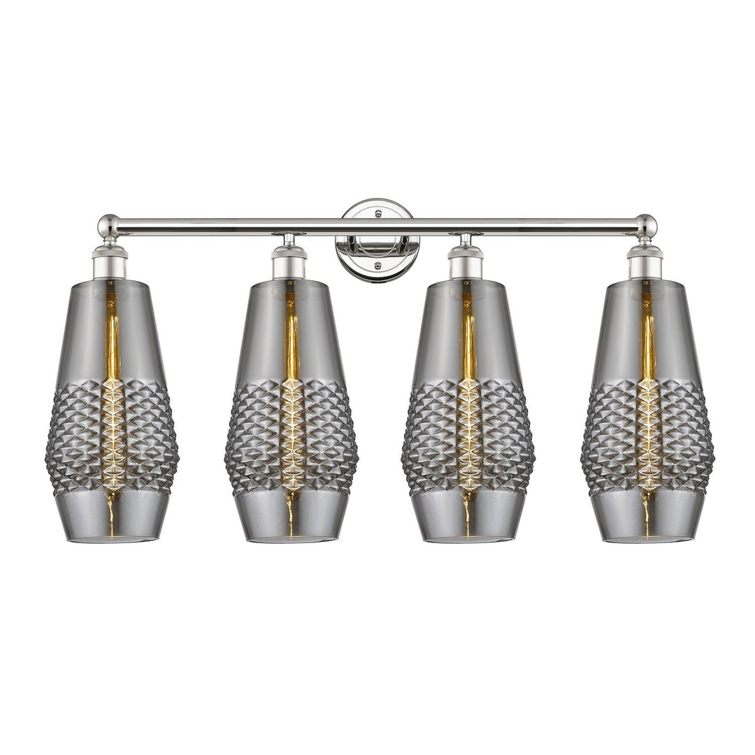 Innovations Downtown Urban 616-4W-PN-G683-7 Bath Vanity Light 34 in. wide - Polished Nickel