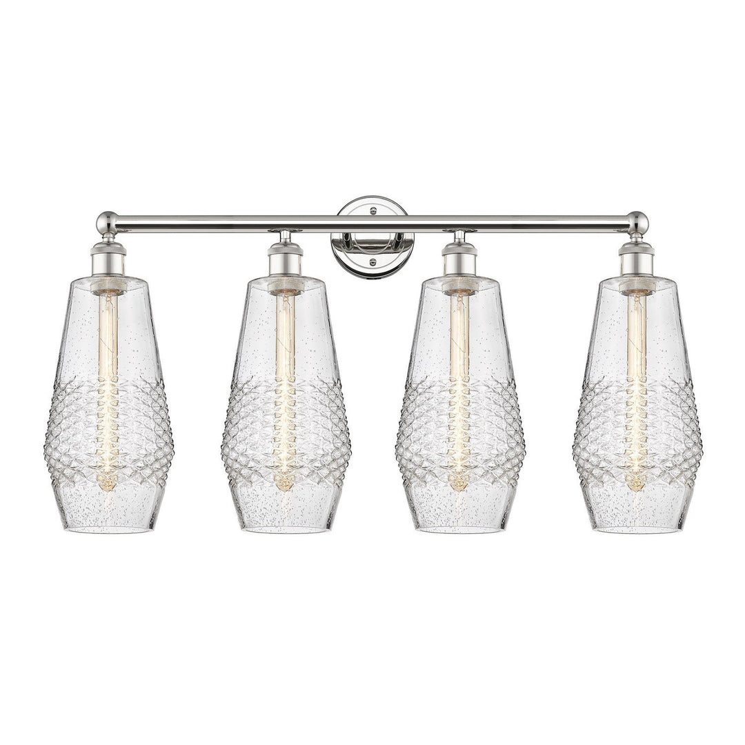 Innovations Downtown Urban 616-4W-PN-G684-7 Bath Vanity Light 34 in. wide - Polished Nickel