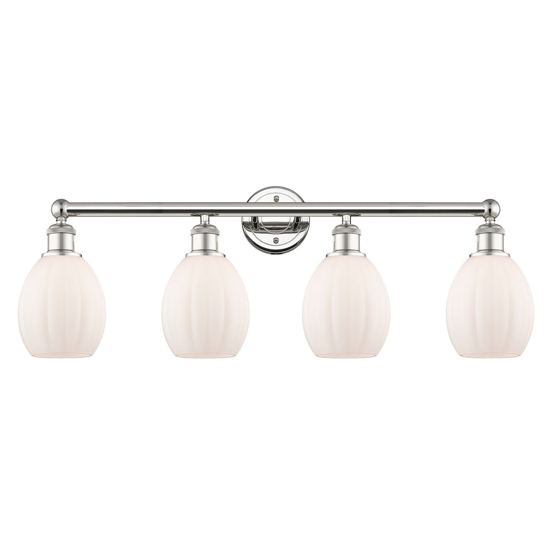 Innovations Edison 616-4W-PN-G81 Bath Vanity Light 33 in. wide - Polished Nickel