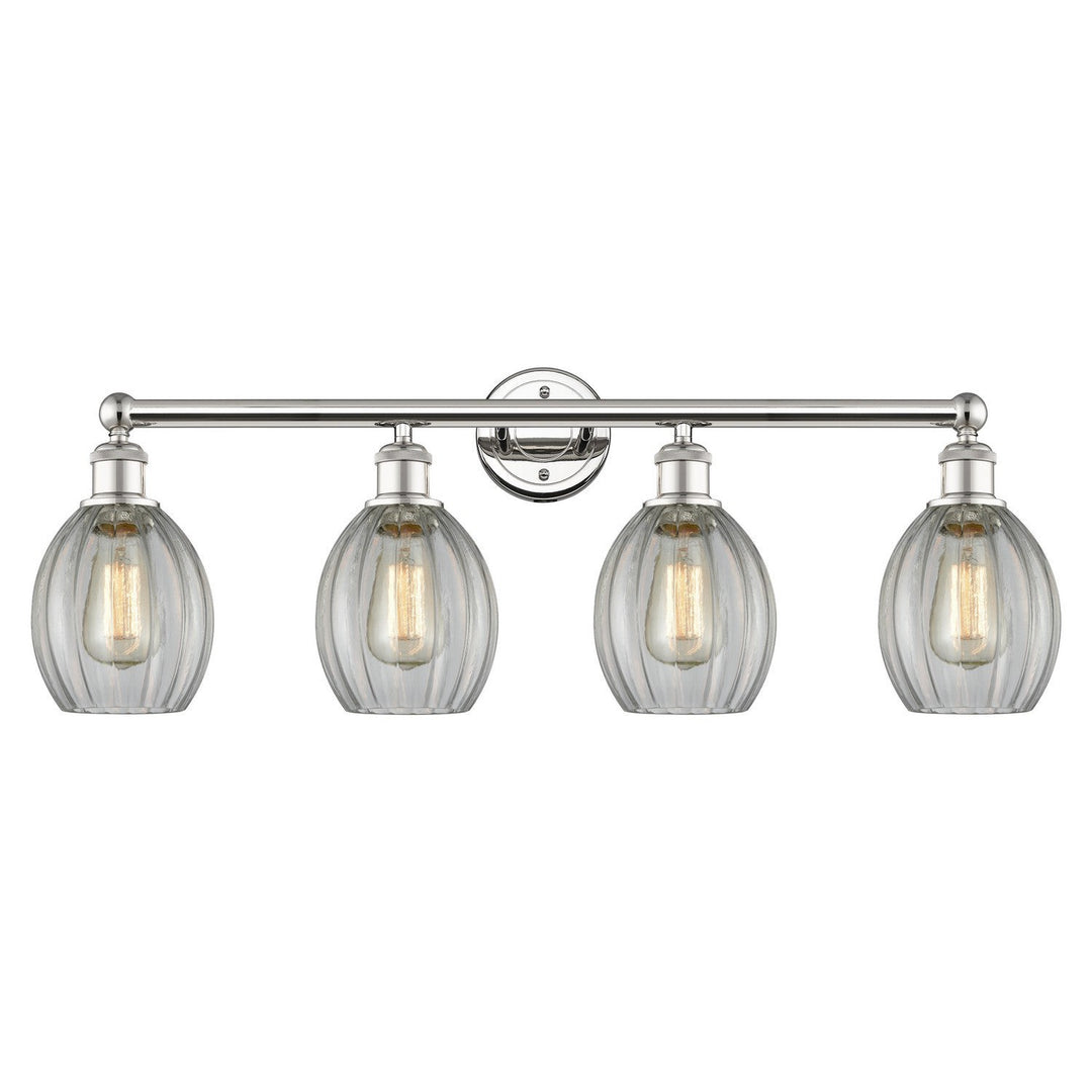 Innovations Edison 616-4W-PN-G82 Bath Vanity Light 33 in. wide - Polished Nickel