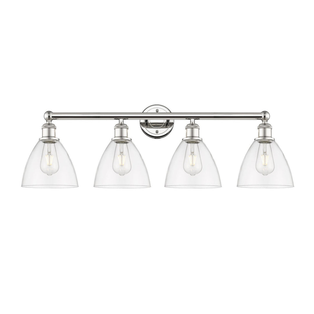 Innovations Edison 616-4W-PN-GBD-752 Bath Vanity Light 35 in. wide - Polished Nickel