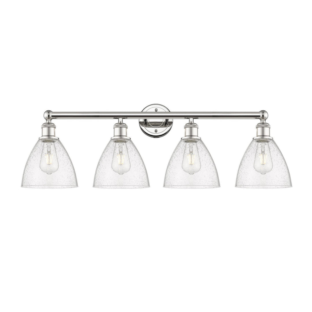 Innovations Edison 616-4W-PN-GBD-754 Bath Vanity Light 35 in. wide - Polished Nickel