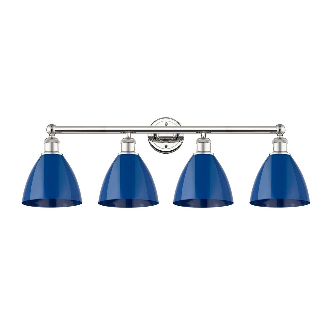Innovations Downtown Urban 616-4W-PN-MBD-75-BL Bath Vanity Light 35 in. wide - Polished Nickel