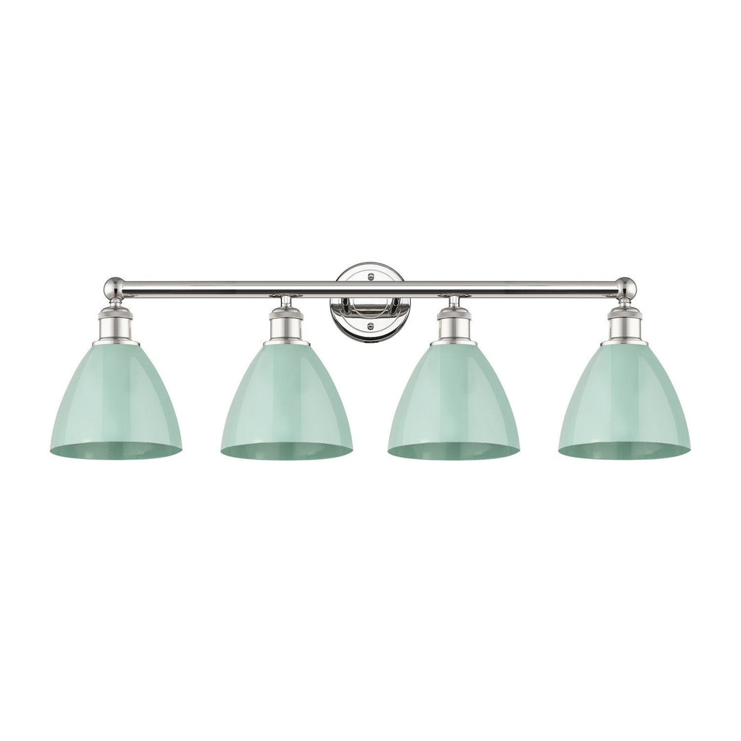 Innovations Downtown Urban 616-4W-PN-MBD-75-SF Bath Vanity Light 35 in. wide - Polished Nickel
