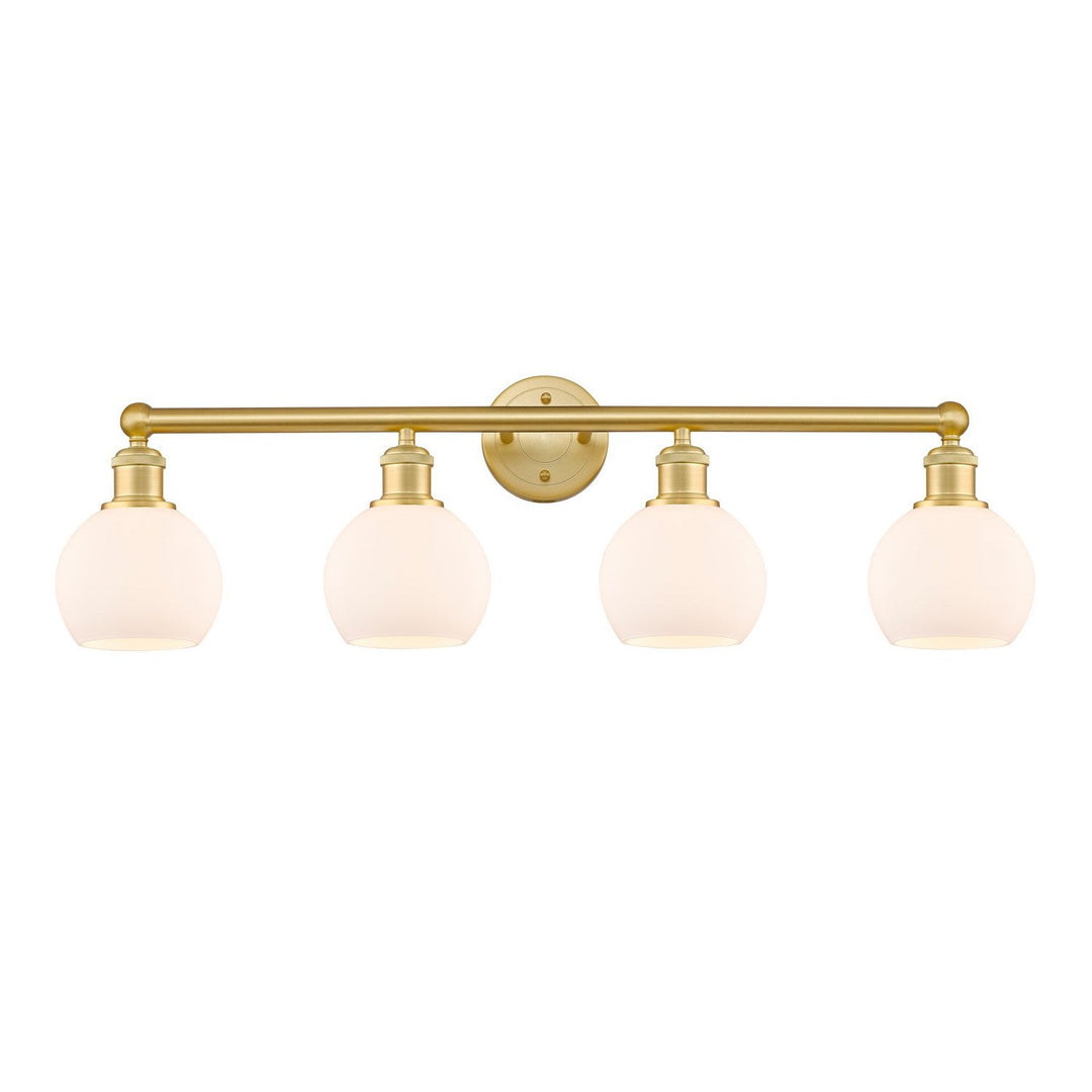 Innovations Edison 616-4W-SG-G121-6 Bath Vanity Light 33 in. wide - Satin Gold