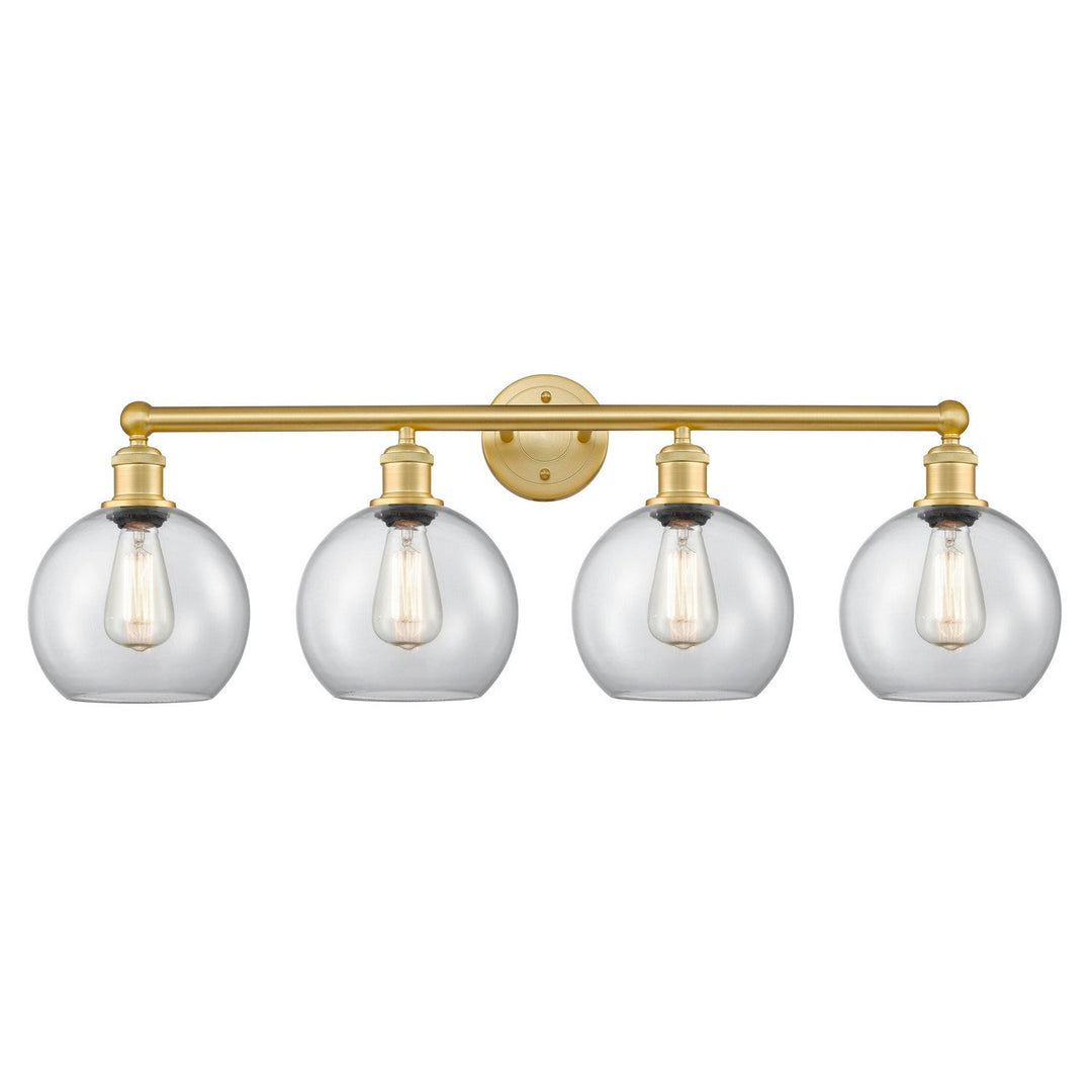 Innovations Downtown Urban 616-4W-SG-G122-8 Bath Vanity Light 35 in. wide - Satin Gold