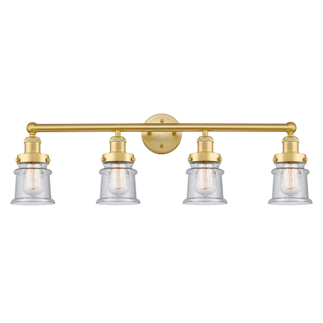 Innovations Edison 616-4W-SG-G184S Bath Vanity Light 33 in. wide - Satin Gold