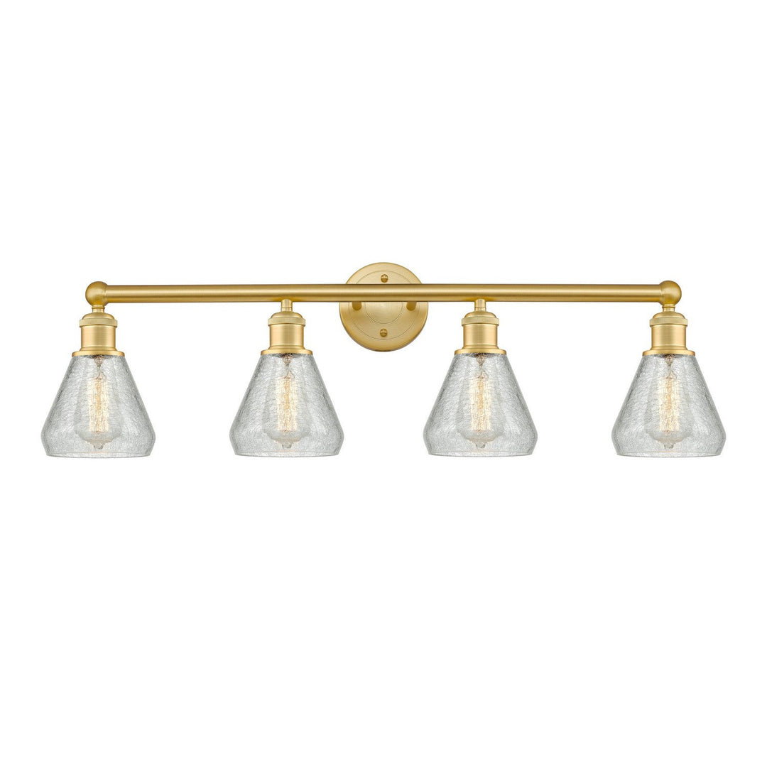 Innovations Edison 616-4W-SG-G275 Bath Vanity Light 33 in. wide - Satin Gold