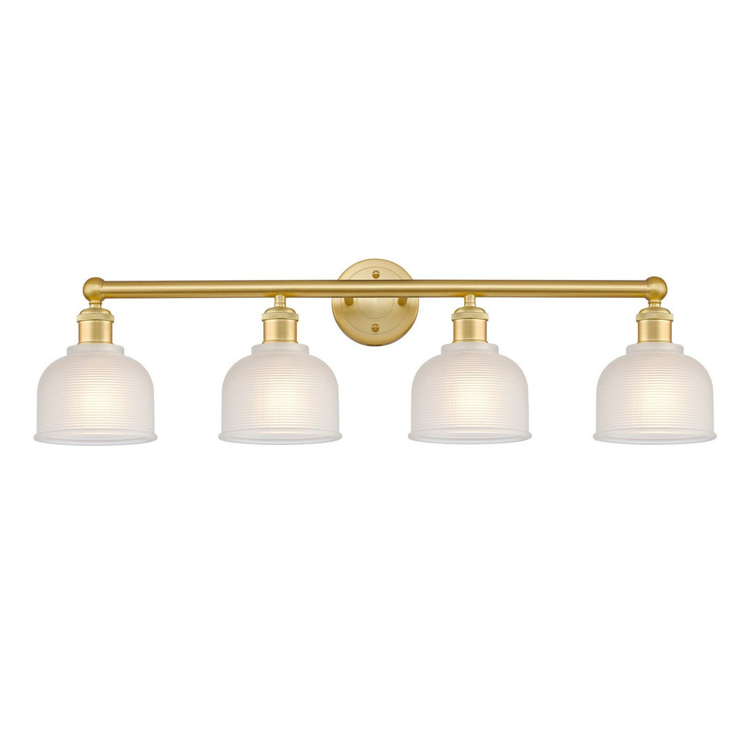 Innovations Edison 616-4W-SG-G411 Bath Vanity Light 33 in. wide - Satin Gold