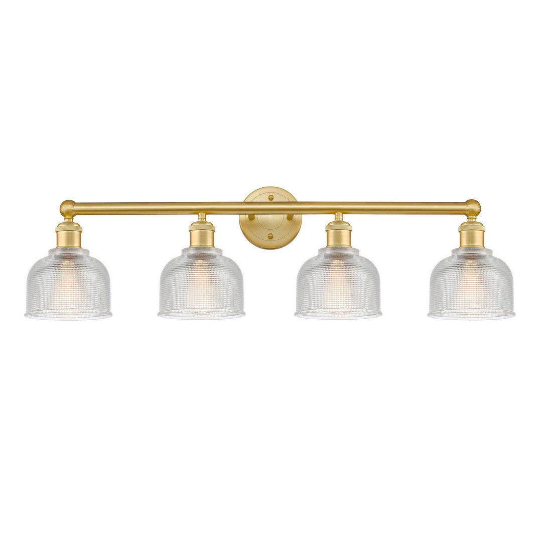 Innovations Edison 616-4W-SG-G412 Bath Vanity Light 33 in. wide - Satin Gold