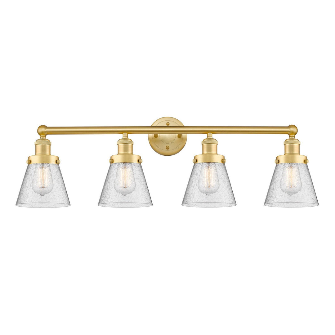 Innovations Edison 616-4W-SG-G64 Bath Vanity Light 34 in. wide - Satin Gold