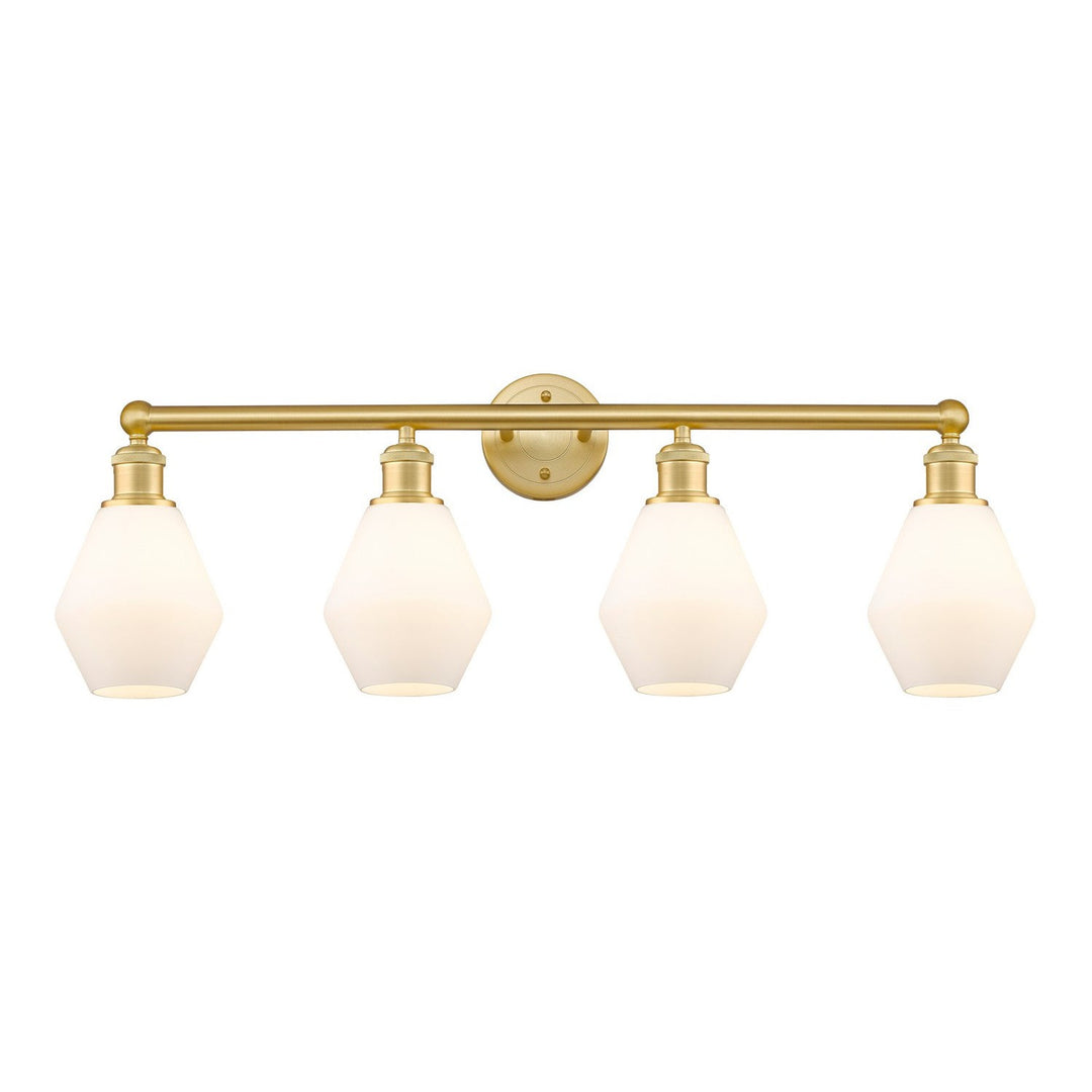 Innovations Edison 616-4W-SG-G651-6 Bath Vanity Light 33 in. wide - Satin Gold