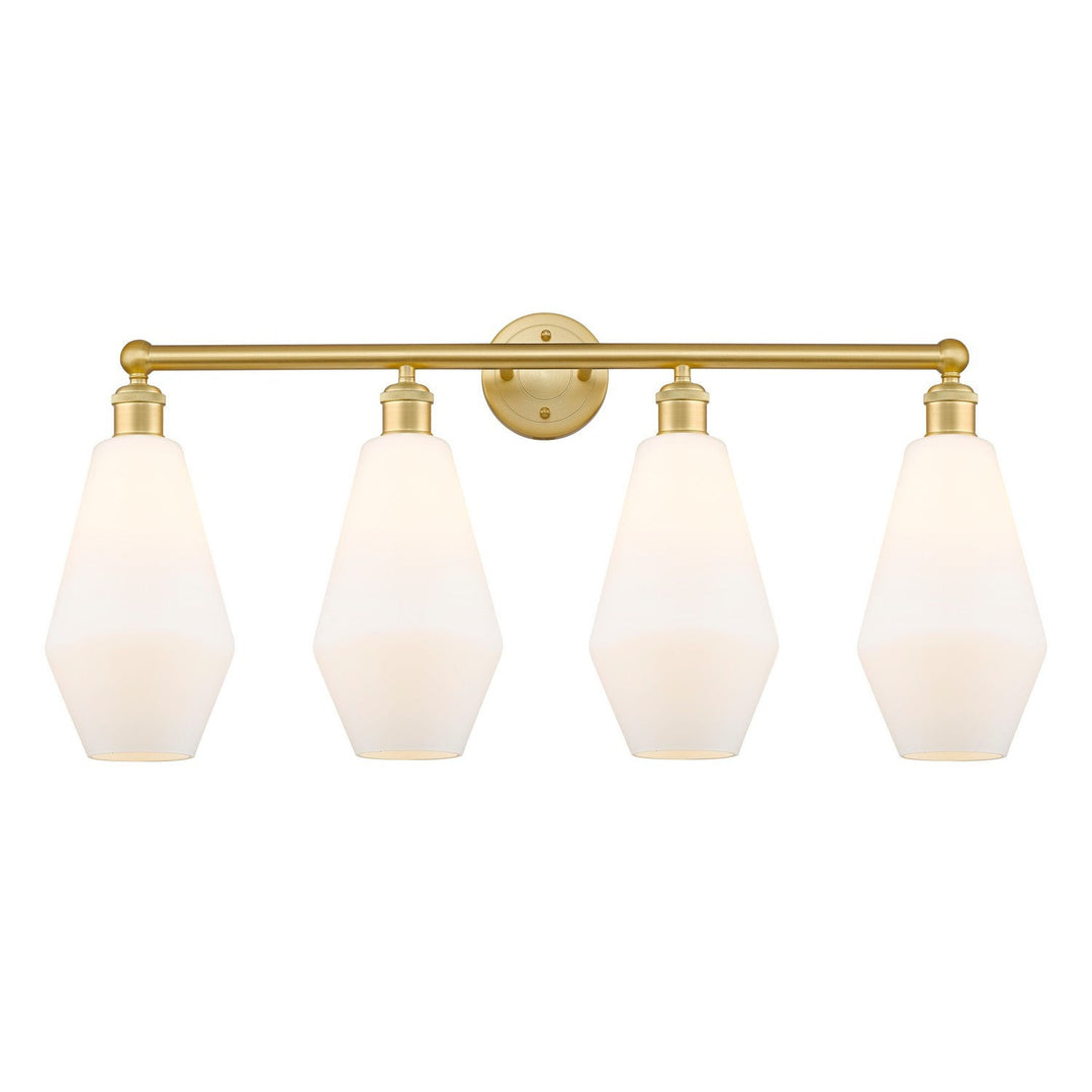 Innovations Downtown Urban 616-4W-SG-G651-7 Bath Vanity Light 34 in. wide - Satin Gold