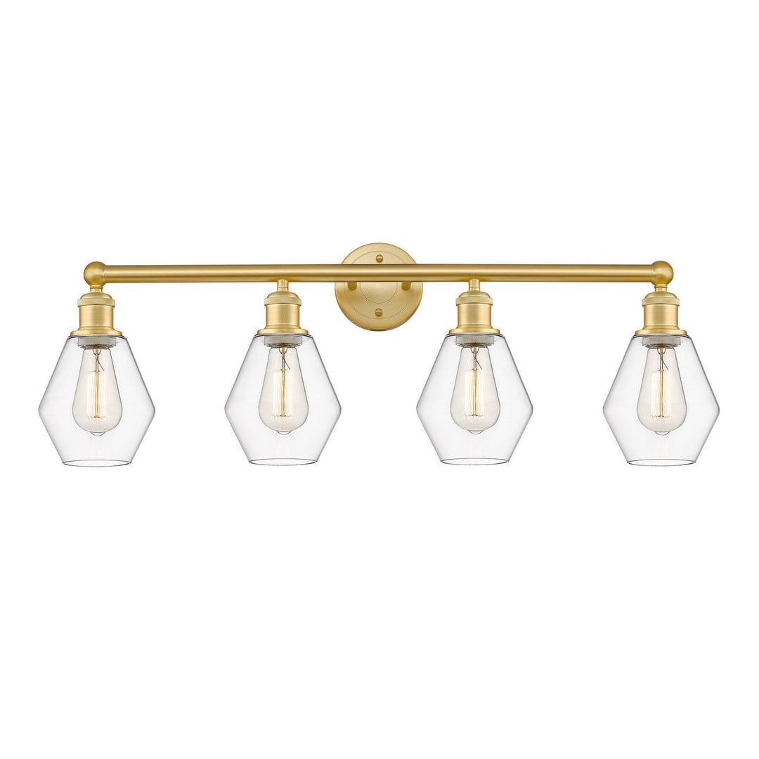 Innovations Edison 616-4W-SG-G652-6 Bath Vanity Light 33 in. wide - Satin Gold