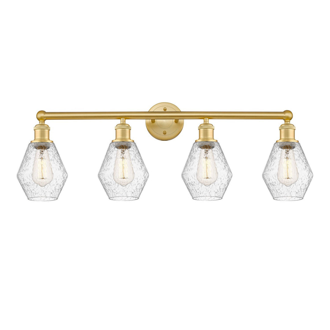 Innovations Edison 616-4W-SG-G654-6 Bath Vanity Light 33 in. wide - Satin Gold