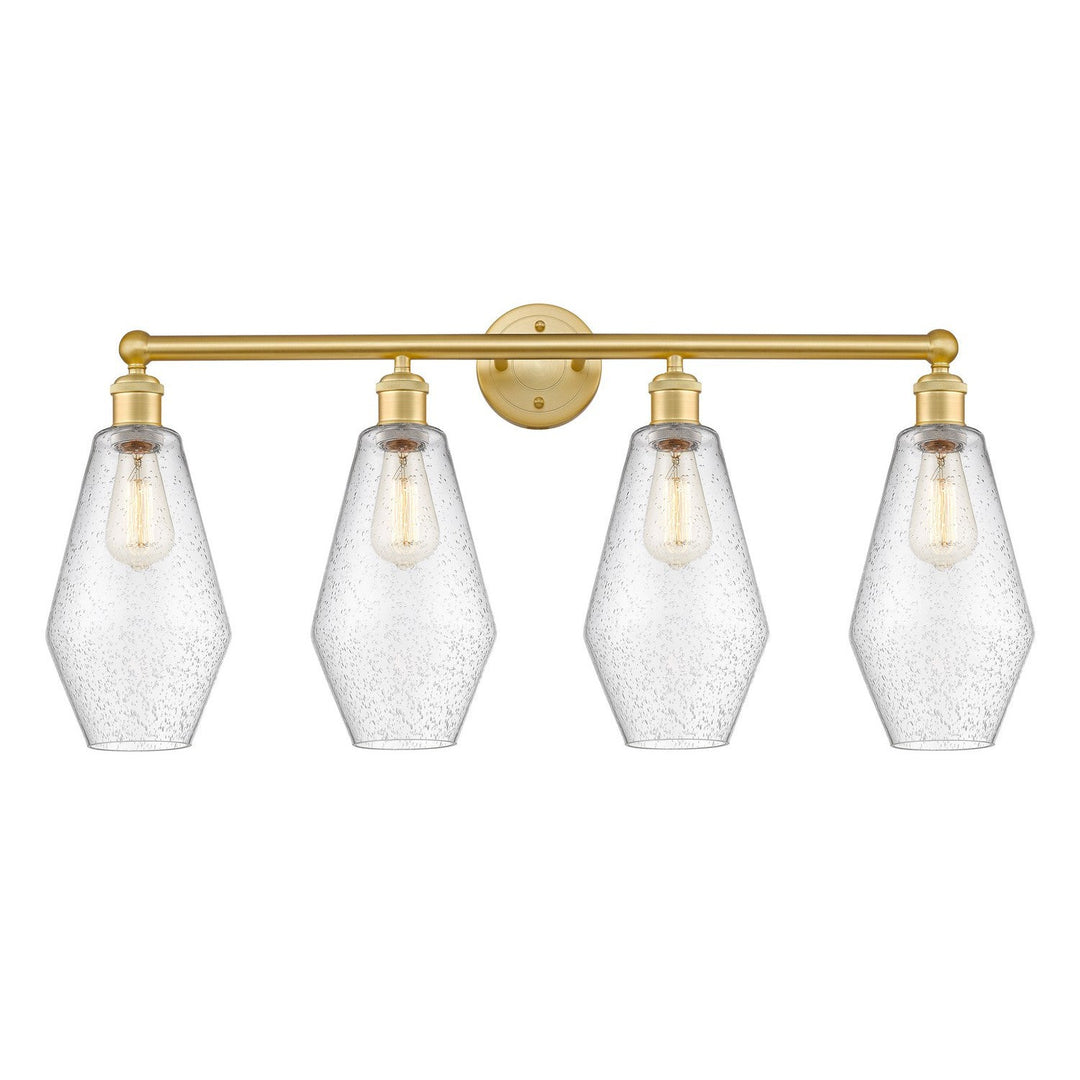 Innovations Downtown Urban 616-4W-SG-G654-7 Bath Vanity Light 34 in. wide - Satin Gold