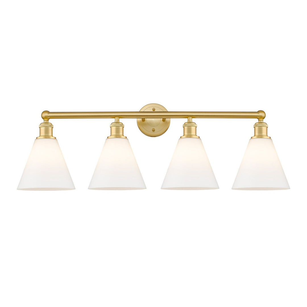 Innovations Downtown Urban 616-4W-SG-GBC-81 Bath Vanity Light 35 in. wide - Satin Gold