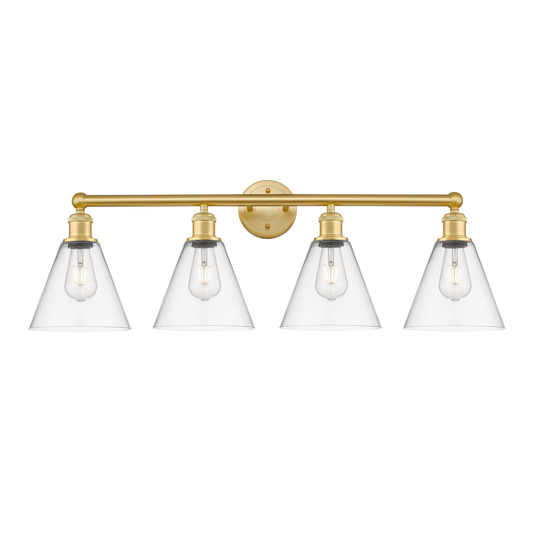 Innovations Downtown Urban 616-4W-SG-GBC-82 Bath Vanity Light 35 in. wide - Satin Gold