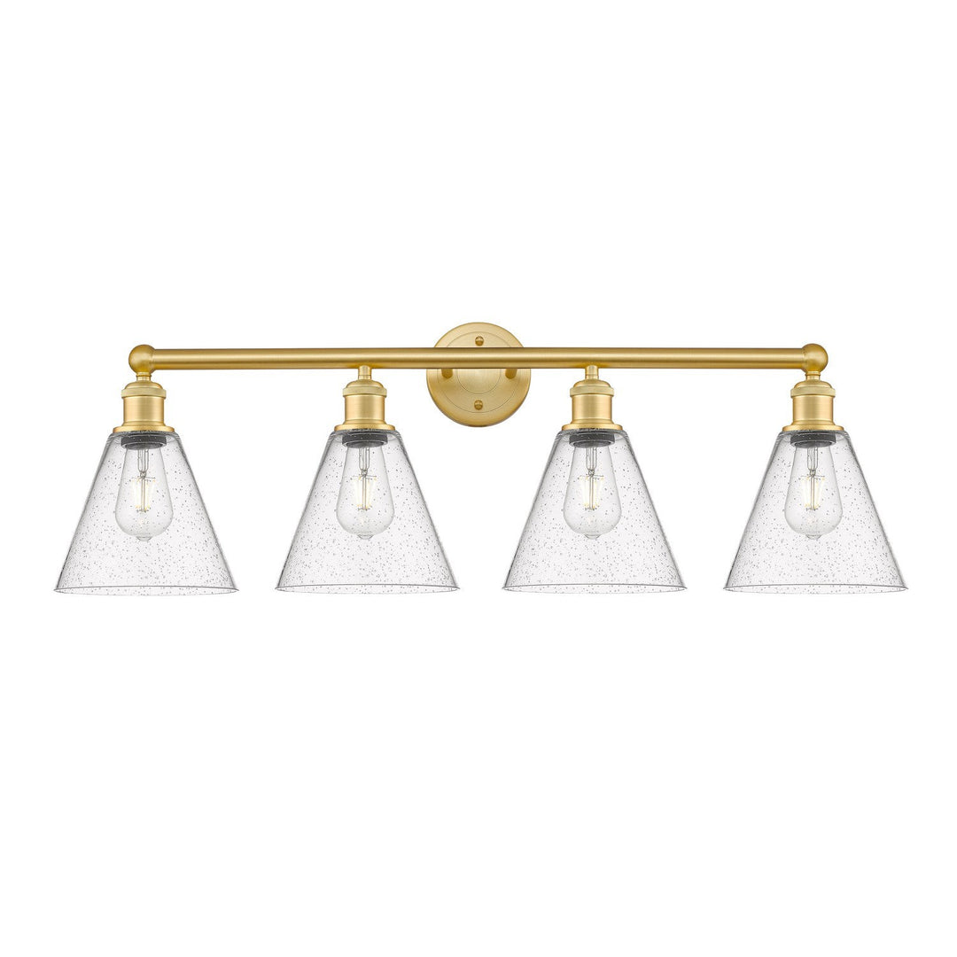 Innovations Downtown Urban 616-4W-SG-GBC-84 Bath Vanity Light 35 in. wide - Satin Gold