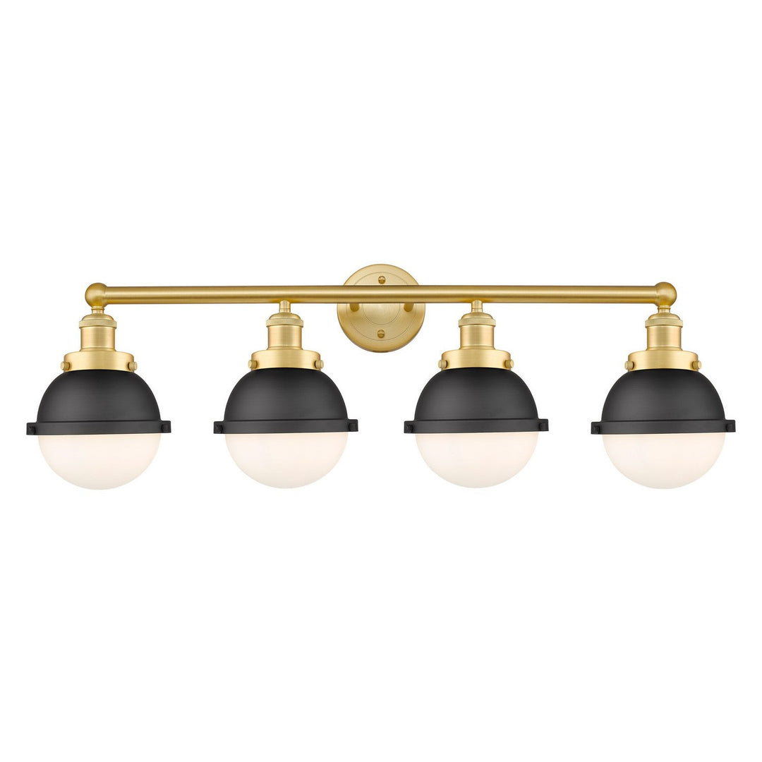 Innovations Downtown Urban 616-4W-SG-HFS-61-BK Bath Vanity Light 35 in. wide - Satin Gold